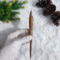 Handmade Calla lily Hair pin Hair stick Hair fork | Wooden hair accessory Gifts