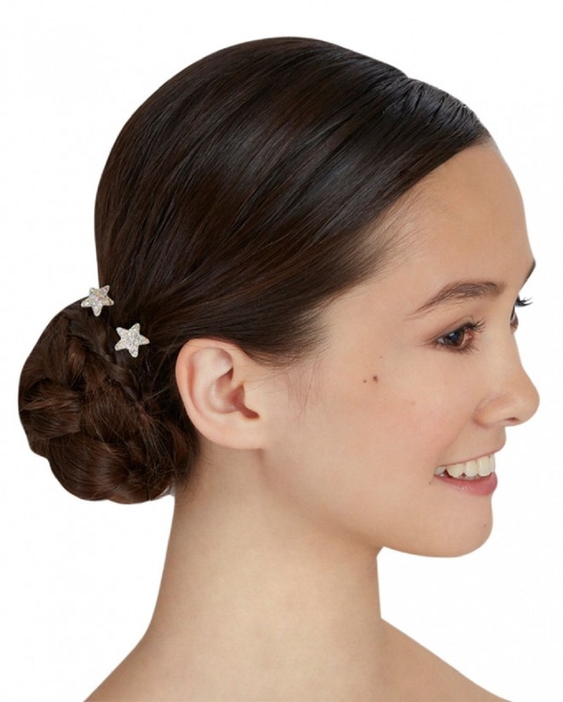Capezio Women’s Daisy Hair Pin Silver Clear One Size – ABH4014