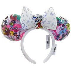 Limited Disney- Park Headband Mickey Sequin Bow Minnie Mouse Ears Gifts