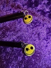 RARE 1997 Promo Nightmare Before Christmas Jack Skellington Hair Chop Sticks