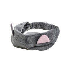 Soft Hair Band Wrap Headband with Cute Cat Ear Design for Make Up