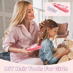 Hair Gem Stamper Kit Bling Hair Jewels Styling Tool Reusable Gems Girls
