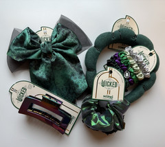 5 piece Bundle Elphaba Wicket Conair Hair Accessories. Green/Black. NWT