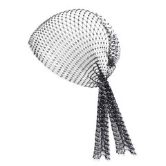 Rhinestone Mesh Headband Head Wrap Head Scarf Bandana Hair Scarf Turban Head
