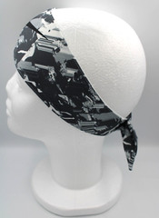 Nike Printed Fixed Head Tie Youth Unisex LT Smoke Grey/Black