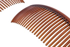 Plain Acrylic Side Hair Comb-Curved Long Large Hair Side Combs For French Twist