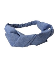 Denim Blue Braided Headband