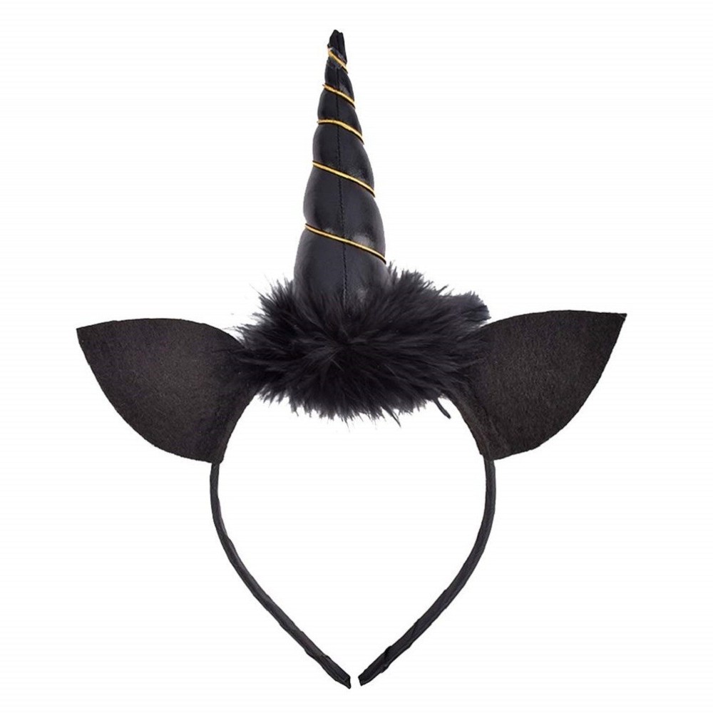 BlacUnicorn Horn Party Hair Headband for Adults Party, Festivals