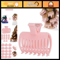 15Pcs Hair Roller Clips & Claws – Essential Hairdressing Tools for Curling & Sty