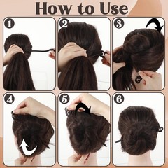 9PCS Wooden Hair Sticks for Women, Vintage Chinese 1 Count (Pack of 9), Brown