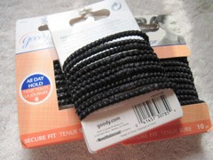 10 Goody Stay Put Slide Proof Hold Stay Secure Fit Elastic Ponytailer Hair Bands