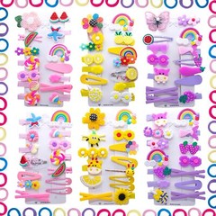124PCS Hair Accessories for Girls Little Girl Hair Clips Barrettes for Baby T…