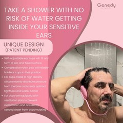 Waterproof Ear Covers for Shower & Hair Dye Protection – Reusable Silicone Caps