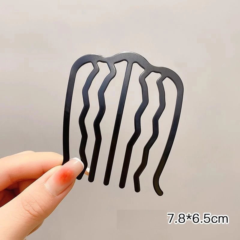 Metal U-Shaped Hair Sticks Combs Pearl Tassel Hair Fork Hair Clip Hairpins Women