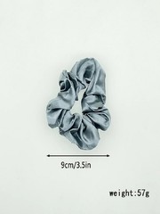 12pcs Satin Scrunchies Hair Ties High Elastic Soft Women Ponytail Bands