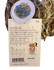 HAIRUWEAR Celebrity Signatures International Curly GOLDEN WHEAT Hair Piece W Box