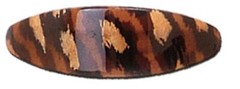Speert Authentic Hand Made Swiss European Barrette Style 492 Tortoise Brown Gold