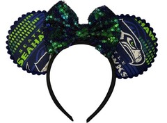 HANDMADE Mouse Ears/NFL/NFC West Mouse Ears/Seattle Seahawks