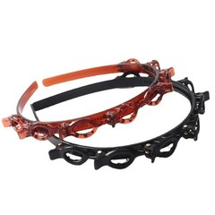 Butterfly Headband Braided Hair Clip Non Slip Hair Band