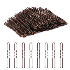 U Shaped Hair Pins, 200 Count for Women Lady Girls Bobby Pins French Historical