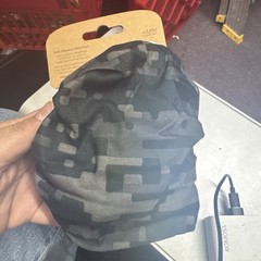 DIGITAL CAMO wide headband by Karma Gifts boho bandeau natural life black full