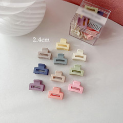 20 Pcs Matte Rectangle Claw Clips Small Mini Bangs Hair Clips Hollow Hair