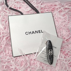Black Rhinestone Oval Hair Clip Glossy Elegant Hair Accessory Gift Set
