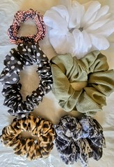 Scrunchies New 6 Pieces More Available Handmade