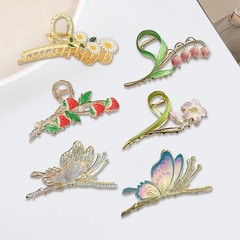 6 Pcs Hair Claw Clips for Women, Large Strong 6 Count (Pack of 1), A-Clips
