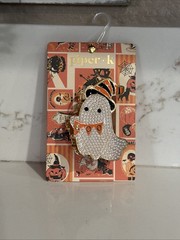 Piper K BOO Beaded Ghost Hair Claw Clip