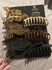 Noir Hair Claw Clips Womens Hair Accessories New butterfly – 6 altogether!!🦋