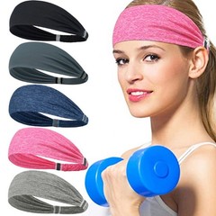 Unisex Headband Sports Running Sweat Head Bands Sweatbands Hair Band for Workout