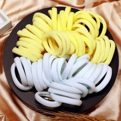 25-100X Women Girls Seamless Hair Band Ties Rope Ring Elastic Ponytail Holder US