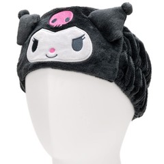 Sanrio T’S Factory Kuromi Black Plush Hair Band JAPAN NEW