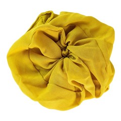 Scunci Jumbo Scrunchie Wild Primrose Golden Chiffon Hair Tie for All Hair Types