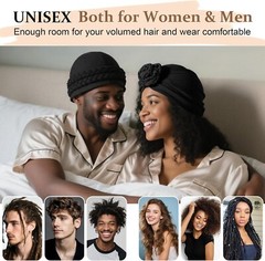 Elegant Satin Lined Turban for Women & Men – Versatile & Comfortable Wear
