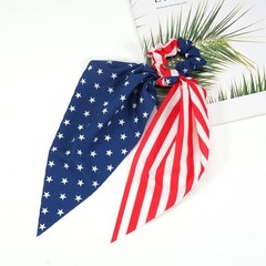 4th of July Hair Ties for Women Girls Independence Day American Flag Hair Scr…