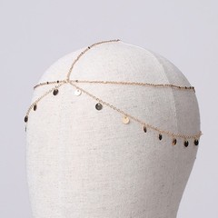 Metallic Head Accessory Tassels Detailing Ideal For Photoshoots Balls