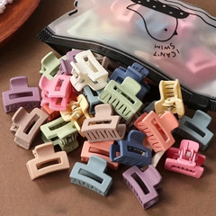 20Pcs Matte Hollow Hair Claw Clips Candy Color Women Hair Accessories 1 Set