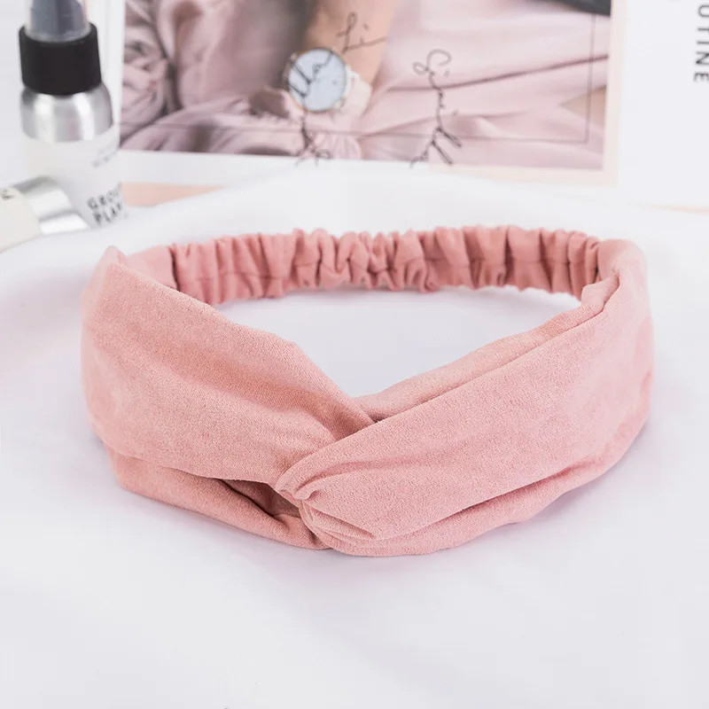 2026 New Design Fashion Women Summer Style Headbands Bohemian Girl Cross Turban