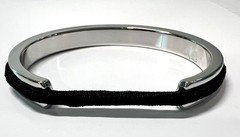 Maria Shireen The Original Athleisure Stainless Steel Silver Hair Tie Bracelet