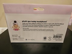 Creme Shop Plush Spa Teddy Headband NEW