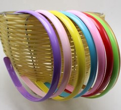 10 Pcs Mixed Color Plastic Hair Band Headband 12mm(1/2″) Hair Accessories