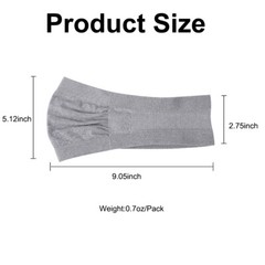 Lightweight Wide Headband Breathable Sweatband Non-Slip for Running Gym Workout