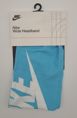 Nike Wide Graphic 2.0 Women’s Headband N1004564-403 Blue White OSFM New With Tag