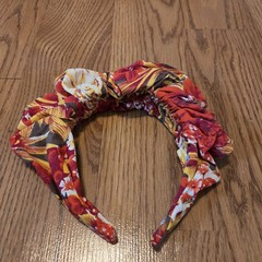 Fly By Night Crown Floral Headband Scrunchie Hair Accessory Artisan Boho Classic