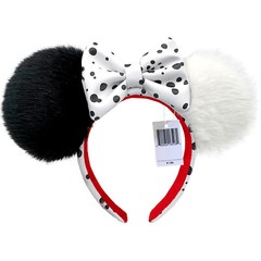 Disney.Parks Mickey Magical Bow Loungefly Minnie Mouse Ears Bow Sequins Headband