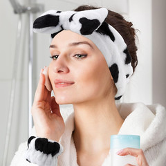 6PCS Spa Headband and Wristband Set, Face Wash Headband Makeup Skincare Headband