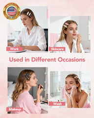 6 Pcs Creaseless Flat Hair Clips for Makeup and Daily Beauty Routine | No Crease