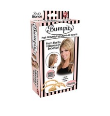Bumpits Set of 3 Hair Volumizing Leave-In Inserts, Hair Clips, Blonde